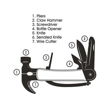 Hammer Multi-Tool by Gentlemen's Hardware - 3