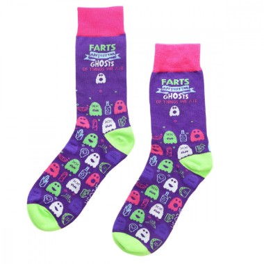 Farts Are Just Ghost Of Things We Ate - Wise Men Socks - 2