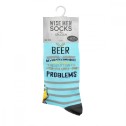 Beer The Solution To All Life's Problems Socks - Wise Men Socks - 4