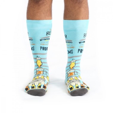 Beer The Solution To All Life's Problems Socks - Wise Men Socks - 6