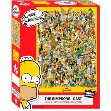The Simpsons - Cast 1000 Pieces Puzzle - 1