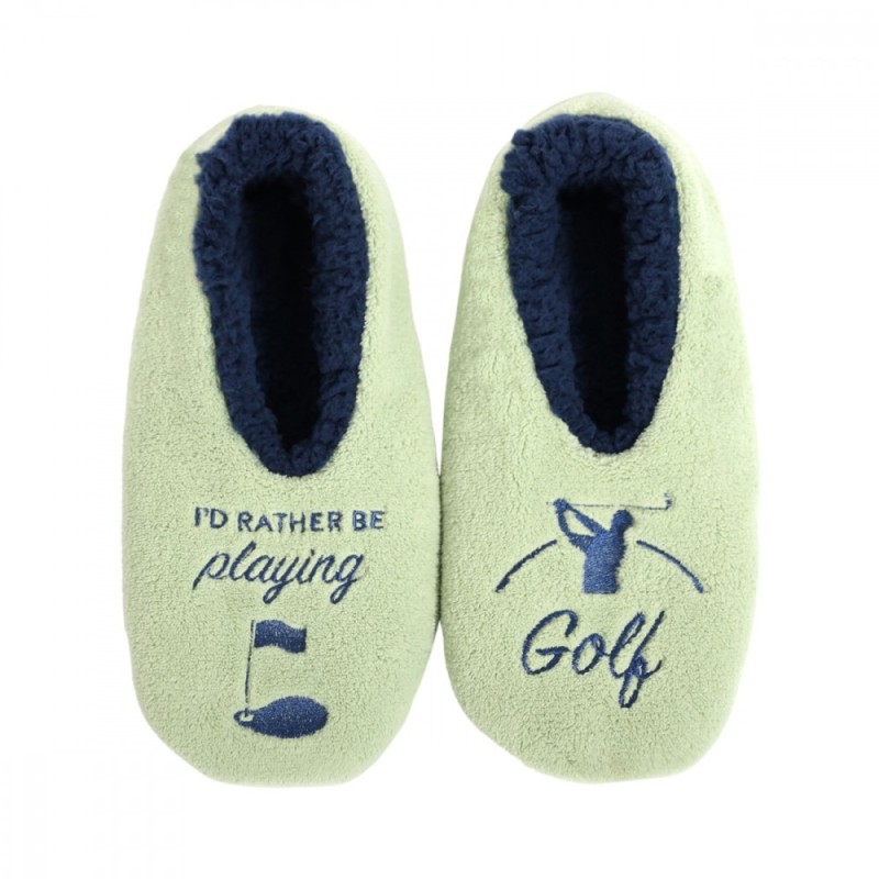 Sploshies I'd Rather Be Playing Golf Men's Duo Slippers - 1