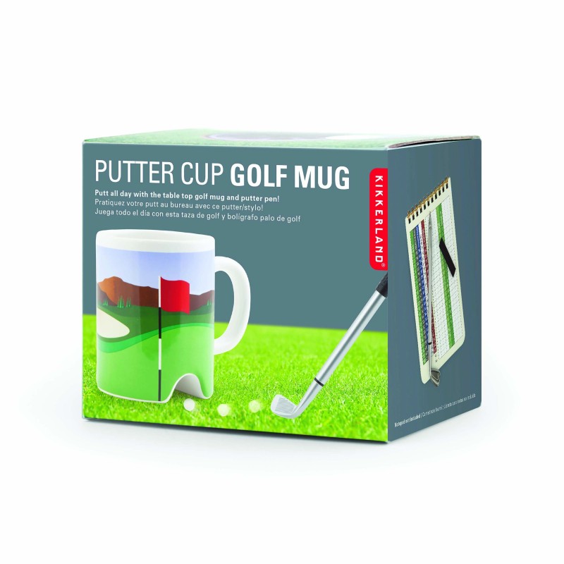 Putter Cup Golf Mug with Pen