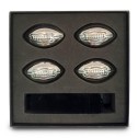Footy Whisky Steel Ice Cubes (Set of 4) - 4