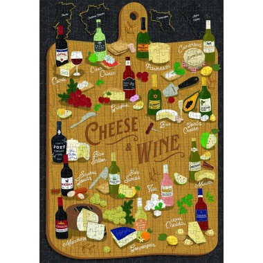 Cheese & Wine 500pc Jigsaw Puzzle by Ridley's - 2