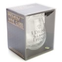 I Drink & I Know Things Stemless Wine Glass - 2