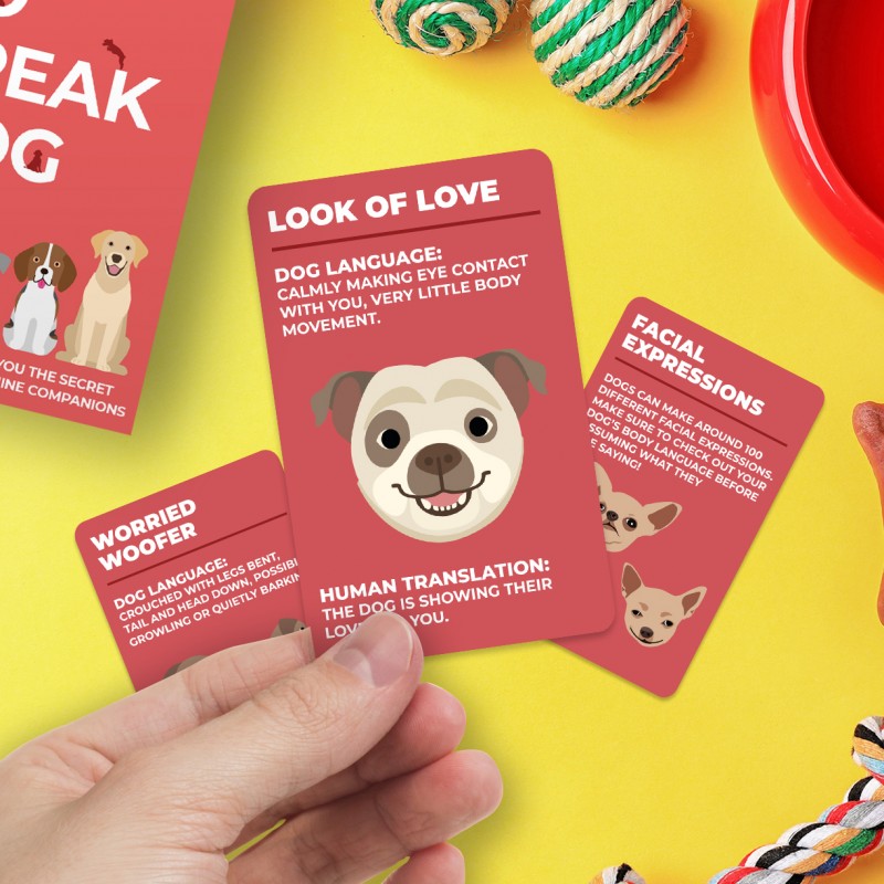 How to Speak Dog Tips Cards | DadShop