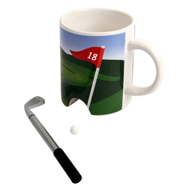 Putter Cup Golf Mug with Pen - 2