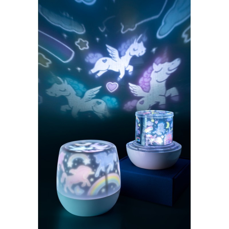 Lil Dreamers Lumi-Go-Round Unicorn Rotating Projector Light - 2