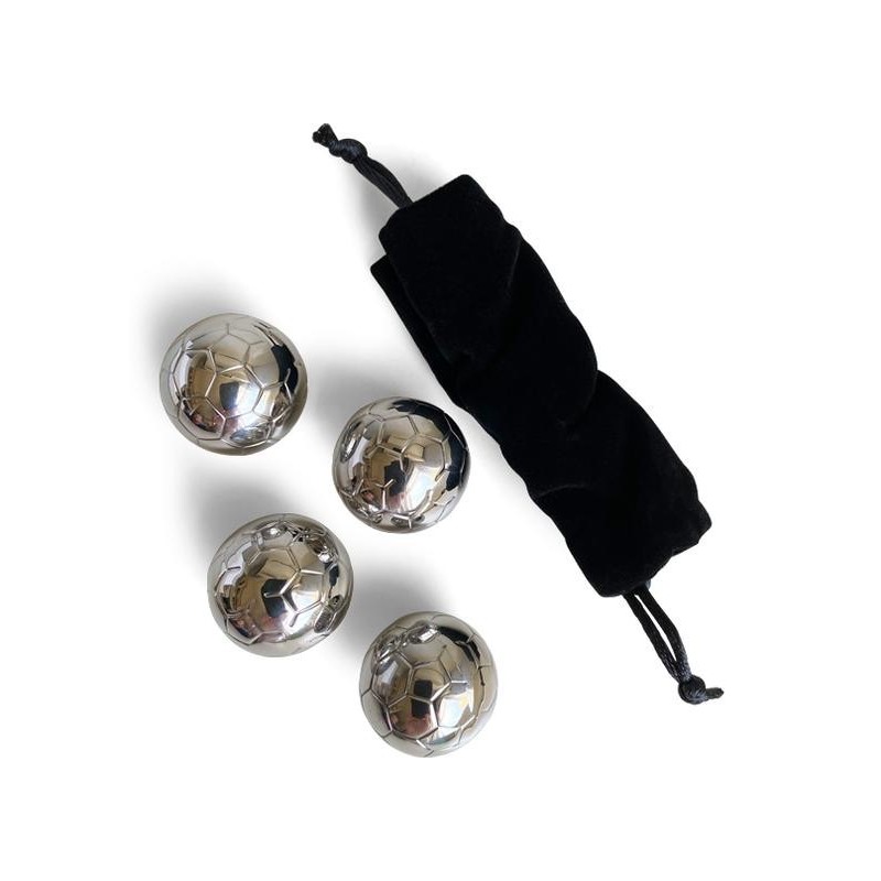 Soccer Ball Steel Ice Cubes (Set of 4) - 5