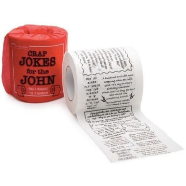 Crap Jokes for the John Toilet Roll - 1