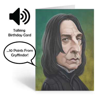 Professor Snape Birthday Sound Card by Loudmouth - 1