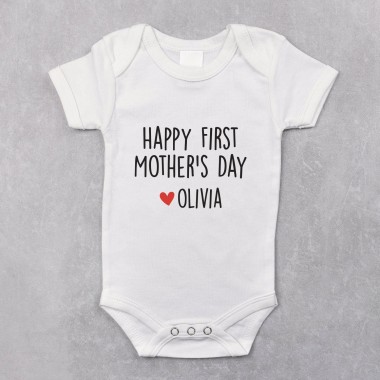 Personalised First Mother's Day Bodysuit - 1