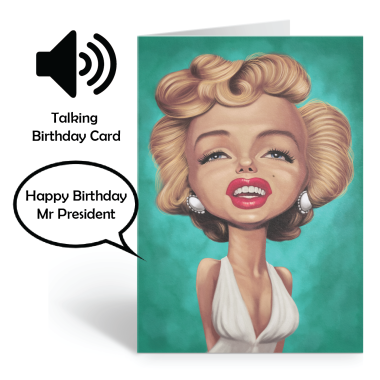 Marilyn Monroe Birthday Sound Card by Loudmouth - 2