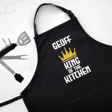 copy of Personalised King of The BBQ Apron - 1