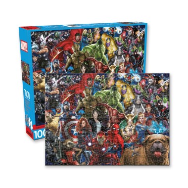 Marvel Cast Gallery 1000 Piece Jigsaw Puzzle - 1