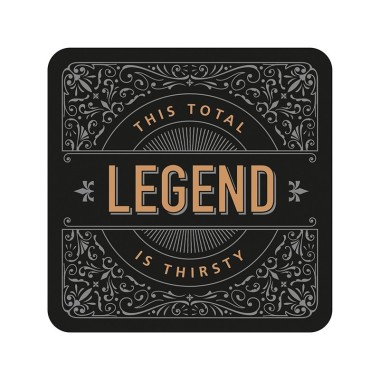 Total Legend Premium Drink Coaster - Pack of 5 - 1