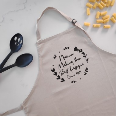 copy of Personalised Apron with Name and Crown - 1