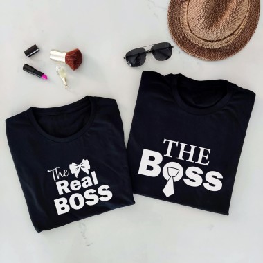 The Boss & The Real Boss Matching T-Shirt - 1