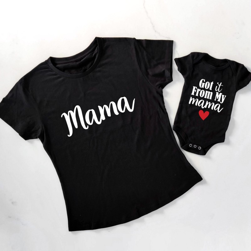 Got It From My Mama Mother and Daughter Matching T-Shirt Kids Size 0 ...