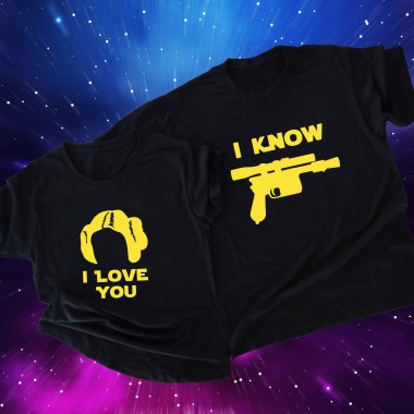 Star Wars - I Love You I Know Matching T-Shirt - 1