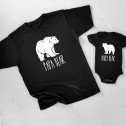 Papa Bear and Baby Bear Father and Child Matching T-Shirt - 1