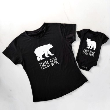 Mama Bear & Baby Bear Mother and Child Matching T-Shirt - 3