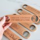 Surviving Fatherhood One Beer At A Time Wooden Bottle Opener - 3
