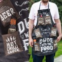 Dude With The Food Mans Canvas Apron - 3