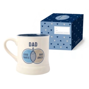 Dad - Bad Jokes, Loud Farts Mug - 1