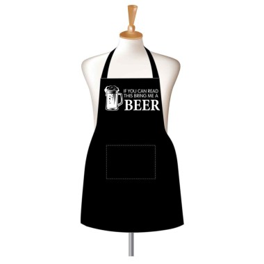 If You Can Read This Bring Me A Beer Apron With Large Front Pocket - 1