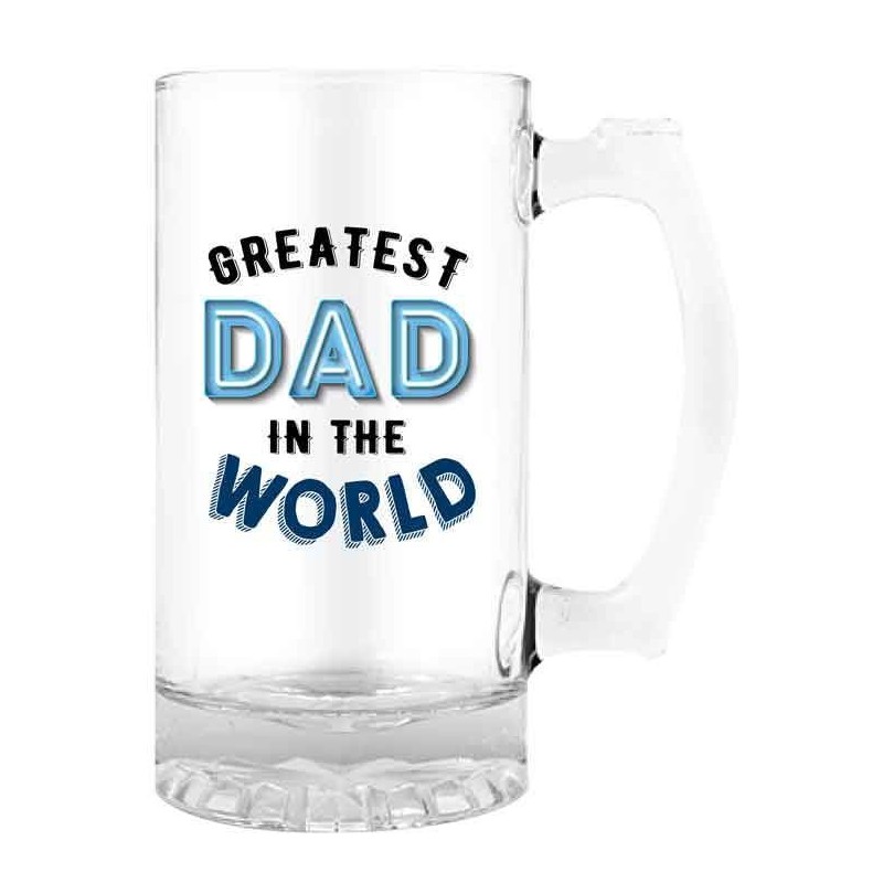 Greatest Dad In The World Premium Beer Stein - 1