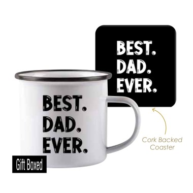 Best Dad Ever Mug and Coaster Set - 1