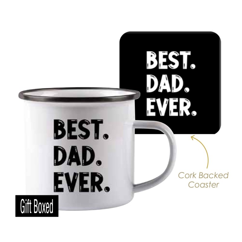 Best Dad Ever Mug And Coaster Set