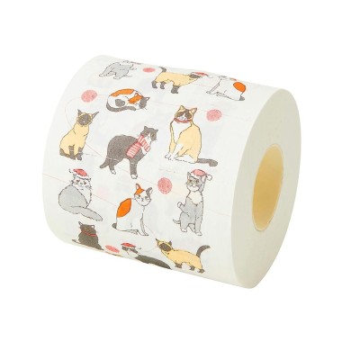 Christmas Cat Toilet Roll - 2