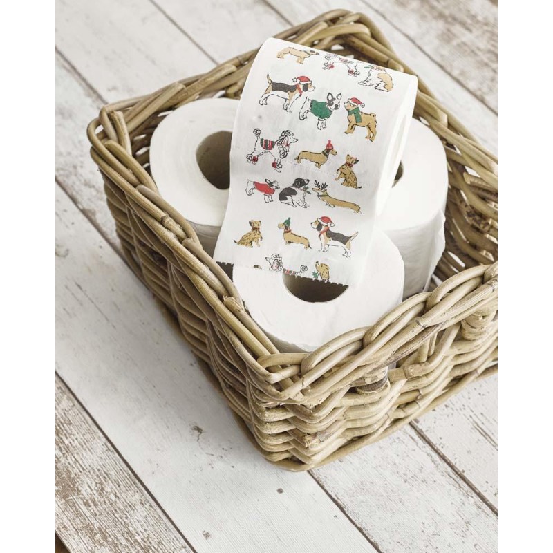 Christmas Dog Toilet Roll