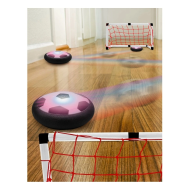LED Hover Soccer Game Set with 2 Goals - 4