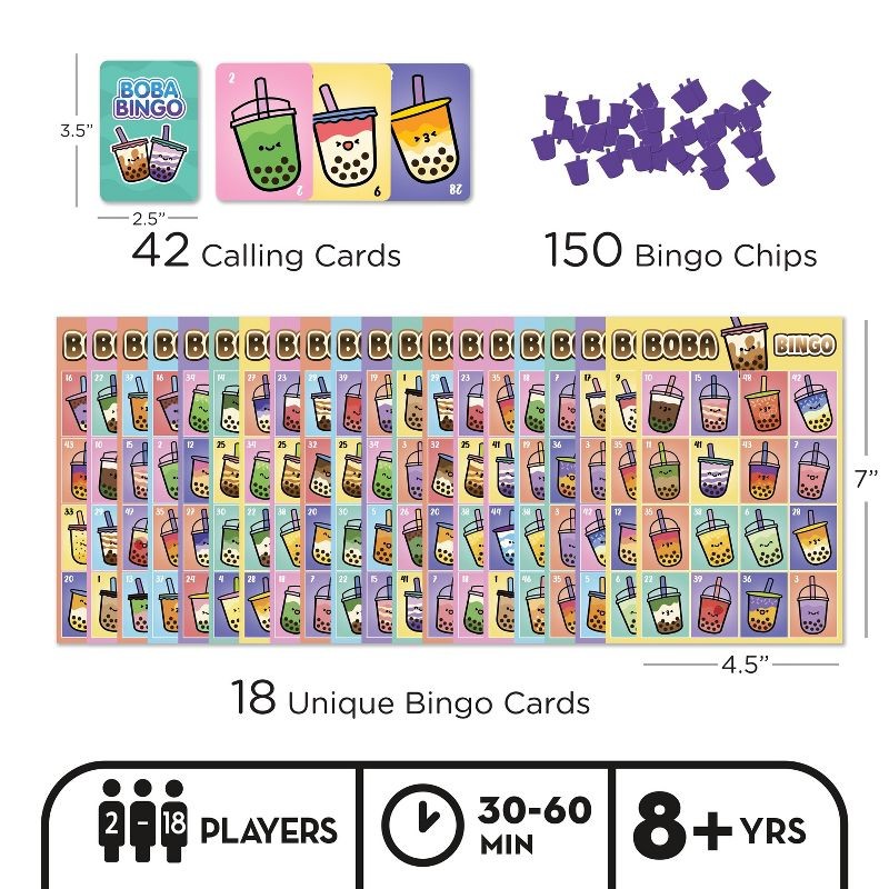Boba Bingo Family Bingo Game Set