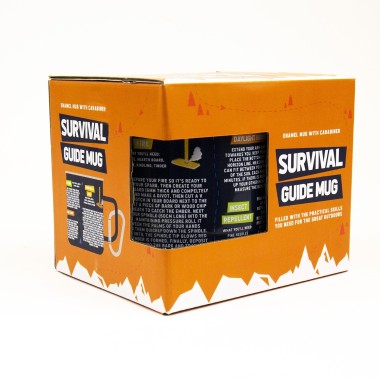Survival Guide Enamel Mug with Carabiner - 2