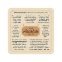 Fun Alcohol Facts Premium Drink Coaster - Pack of 5 - 1