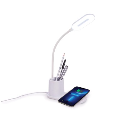 LED Desk Lamp with Pen Holder and Wireless Charger - 1