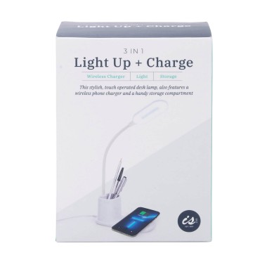LED Desk Lamp with Pen Holder and Wireless Charger - 2
