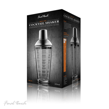 Recipe Cocktail Shaker by Final Touch - 3
