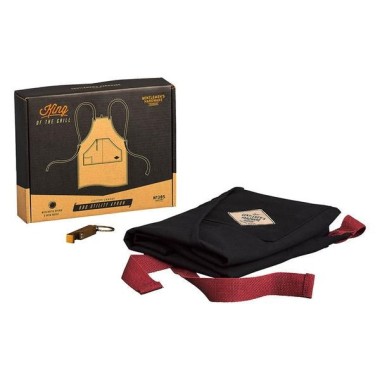 King of the Grill BBQ Utility Apron with Bottle Opener and Beer Pocket - 1