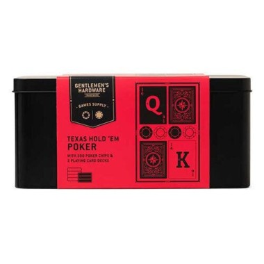Texas Hold 'Em Poker In A Tin by Gentlemen's Hardware - 1