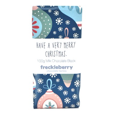 Have A Very Merry Christmas Freckles Chocolate Bar - 1