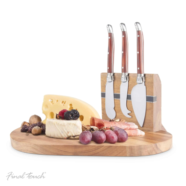 5 Piece Magnetic Cheese Board Set by Final Touch - 3