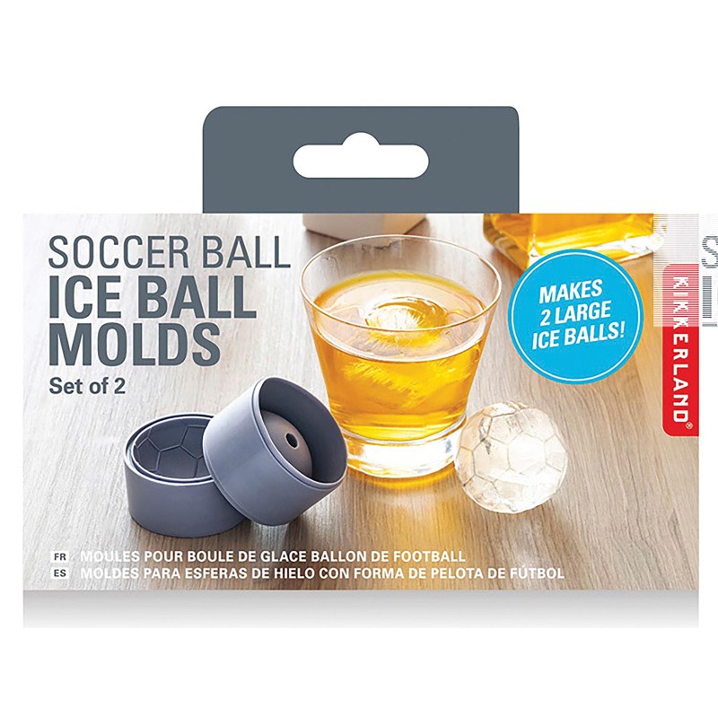 Soccer Ball Ice Ball Moulds - Set of 2 - 2