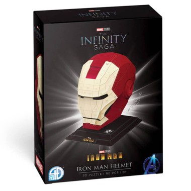 Marvel The Infinity Saga Iron Man Helmet 3D Puzzle 92 Pieces - 5