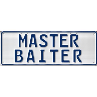 Master Baiter Novelty Number Plate - 1
